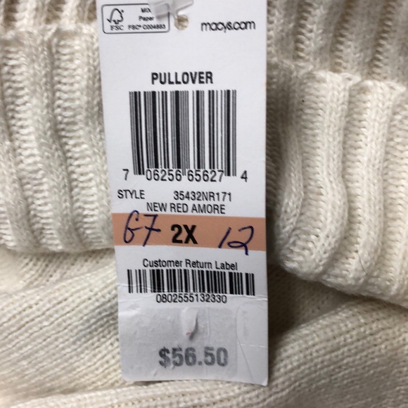 Style & Co Cowel Neck Sweater With Bell Sleeve NWT - Picture 9 of 9